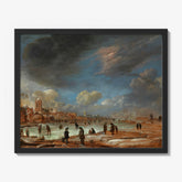 Winter Landscape near a Town with Kolf Players by Aert van der Neer - thumbnail_1_bf_66fc7d418213847b6f3579f6